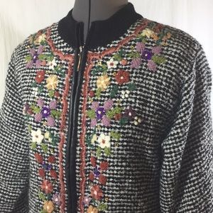 Rochelle California Zipper Front Jacket Size S